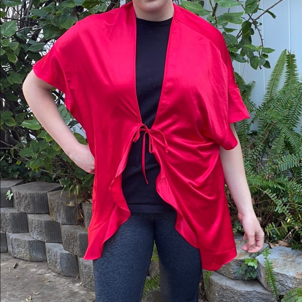 Red Victoria secret cover up